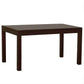 Tanaka Solid Mahogany Dining Table, 180cm in Chocolate - Chocolate Wood