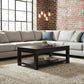 TANAKA SOLID MAHOGANY DOUBLE FACED MAHOGANY COFFEE TABLE 2 DRAWERS IN CHOCOLATE - MyChocolateWood