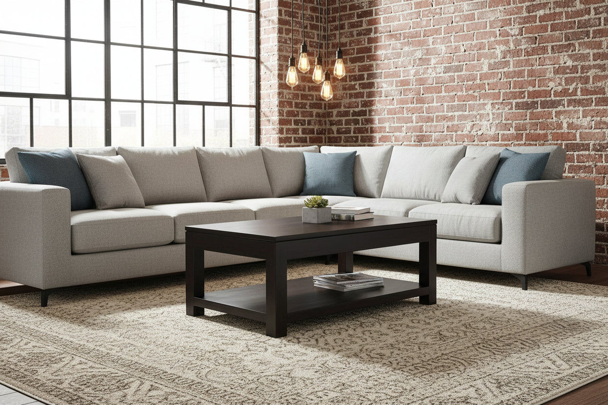 TANAKA SOLID MAHOGANY DOUBLE FACED MAHOGANY COFFEE TABLE 2 DRAWERS IN CHOCOLATE - MyChocolateWood