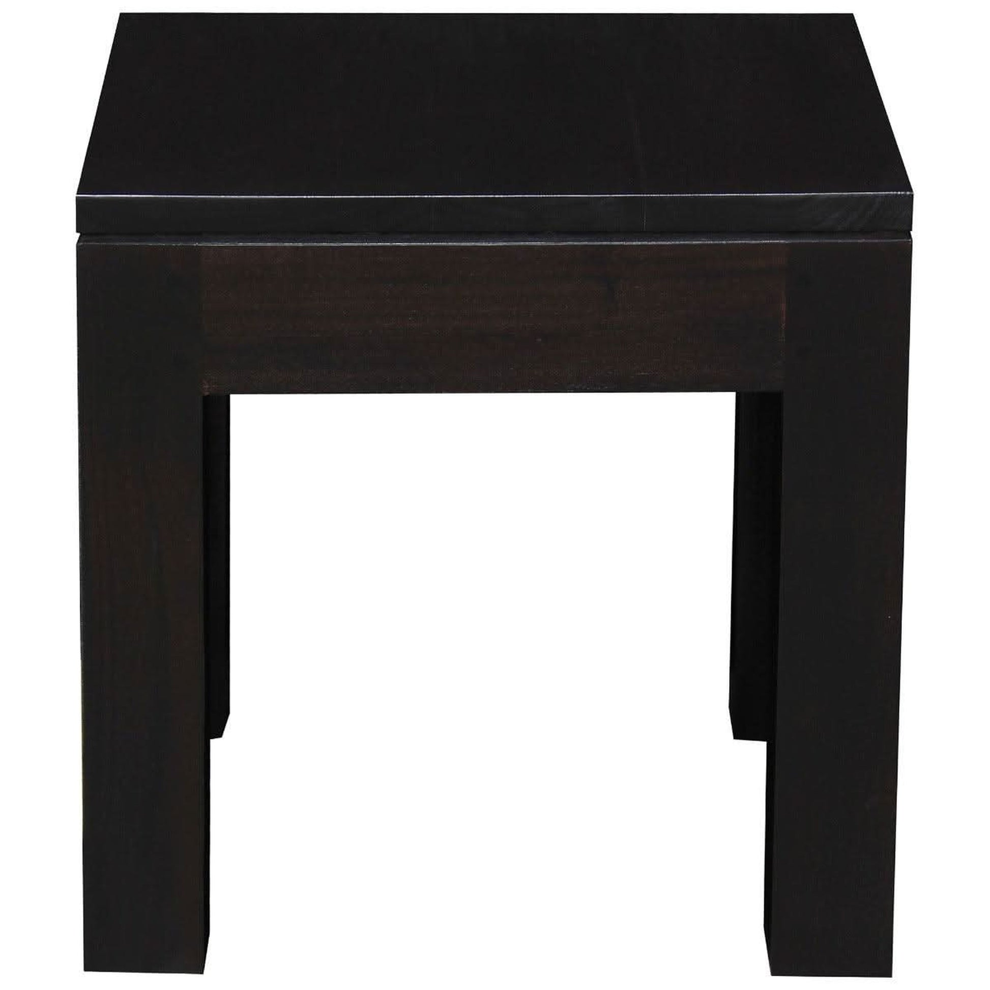 Tanaka Solid Mahogany Lamp Table in Chocolate