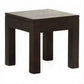 Tanaka Solid Mahogany Lamp Table in Chocolate angle