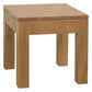 Tanaka Solid Mahogany Lamp Table in Natural angle