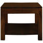 TANAKA SOLID MAHOGANY LARGE LAMP TABLE IN MAHOGANY - MyChocolateWood