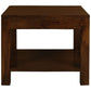 TANAKA SOLID MAHOGANY LARGE LAMP TABLE IN MAHOGANY - MyChocolateWood