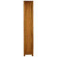 Tanaka Solid Mahogany Narrow Bookcase in Light Pecan detail