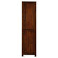 TANAKA SOLID MAHOGANY NARROW BOOKCASE IN MAHOGANY FINISH - MyChocolateWood