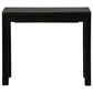 Tanaka Solid Mahogany Console Table 90cm with 1 Hidden Drawer in Chocolate - Chocolate Wood