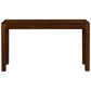 TANAKA SOLID MAHOGANY TIMBER CONSOLE TABLE/HALL TABLE WITH 2 HIDDEN DRAWERS IN MAHOGANY COLOUR - MyChocolateWood