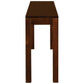 TANAKA SOLID MAHOGANY TIMBER CONSOLE TABLE/HALL TABLE WITH 2 HIDDEN DRAWERS IN MAHOGANY COLOUR - MyChocolateWood