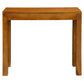 Tanaka Solid Mahogany Console Table 90cm with 1 Hidden Drawer in Light Pecan - Chocolate Wood