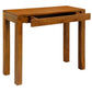 Tanaka Solid Mahogany Console Table 90cm with 1 Hidden Drawer in Light Pecan - Chocolate Wood