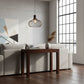 Tanaka Solid Mahogany Console Table 90cm with 1 Hidden Drawer in Mahogany - Chocolate Wood
