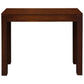 Tanaka Solid Mahogany Console Table 90cm with 1 Hidden Drawer in Mahogany - Chocolate Wood