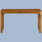 Tanaka Solid Mahogany Console Table with 2 Hidden Drawers in Light Pecan