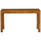 Tanaka Solid Mahogany Console Table with 2 Hidden Drawers in Light Pecan detail