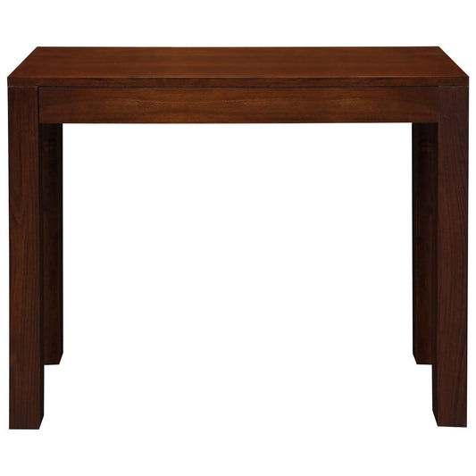 TANAKA SOLID MAHOGANY TIMBER DESK WITH 1 HIDDEN DRAWER - MAHOGANY - MyChocolateWood