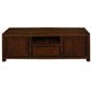 TANAKA SOLID MAHOGANY TV UNIT WITH 2 DOORS & 1 DRAWER IN MAHOGANY 160CM - MyChocolateWood