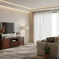 TANAKA SOLID MAHOGANY TV UNIT WITH 2 DOORS & 1 DRAWER IN MAHOGANY 160CM - MyChocolateWood