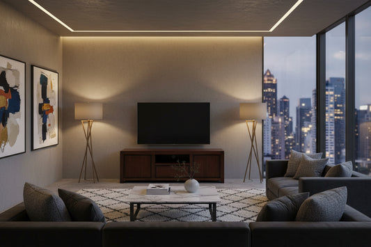 Tanaka Solid Mahogany TV Unit 160cm with 2 Doors & 1 Drawer in Mahogany - Chocolate Wood