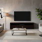 TANAKA SOLID MAHOGANY TV UNIT WITH 3 DRAWERS IN CHOCOLATE 190CM - MyChocolateWood