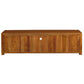 Tanaka Solid Mahogany TV Unit 190cm with 3 Drawers in Light Pecan - Chocolate Wood