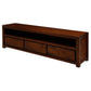 Tanaka Solid Mahogany TV Unit 190cm with 3 Drawers in Mahogany - Chocolate Wood