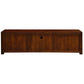 Tanaka Solid Mahogany TV Unit 190cm with 3 Drawers in Mahogany - Chocolate Wood