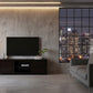 TANAKA SOLID MAHOGANY TV UNIT WITH 4 DRAWERS & 2 SHELVES IN CHOCOLATE 170CM - MyChocolateWood