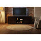 Tanaka Solid Mahogany TV Unit 170cm with 4 Drawers & 2 Shelves in Chocolate - Chocolate Wood