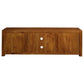 Tanaka Solid Mahogany TV Unit 170cm with 4 Drawers & 2 Shelves in Light Pecan - Chocolate Wood