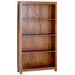 Tanaka Solid Mahogany Wide Bookcase in Light Pecan
