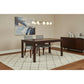 Tanaka Solid Mahogany Dining Table 150cm in Chocolate - Chocolate Wood