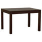 Tanaka Solid Mahogany Dining Table, 150cm in Chocolate - Chocolate Wood