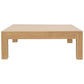 TANAKA SOLID MINDI WOOD CONTEMPORARY COFFEE TABLE IN NATURAL - MyChocolateWood