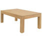 TANAKA SOLID MINDI WOOD CONTEMPORARY COFFEE TABLE IN NATURAL - MyChocolateWood