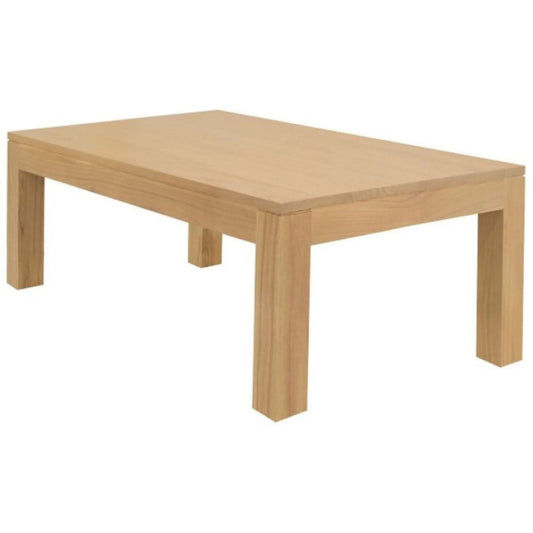 TANAKA SOLID MINDI WOOD CONTEMPORARY COFFEE TABLE IN NATURAL