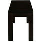 Tanaka Solid Mahogany Timber Bench, 90cm in Chocolate - Chocolate Wood