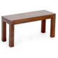 Tanaka Solid Mahogany Timber Bench, 150cm in Mahogany - Chocolate Wood