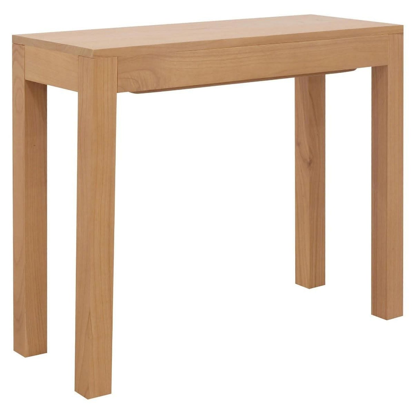 Tanaka Solid White Cedar Console Table 90cm angle