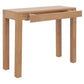 Tanaka Solid White Cedar Console Table 90cm drawer open