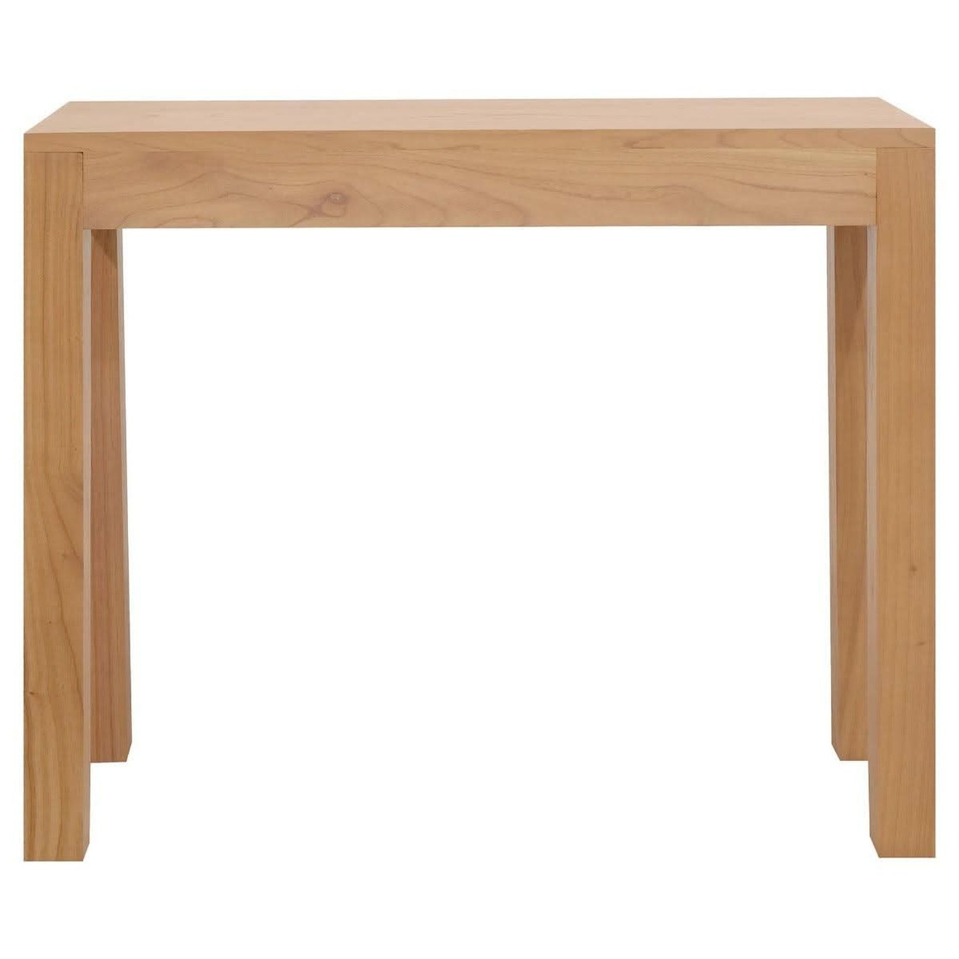 Tanaka Solid White Cedar Console Table 90cm detail