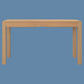 TANAKA SOLID WHITE CEDAR TIMBER CONSOLE TABLE /HALL TABLE WITH 2 HIDDEN DRAWERS 130CM - MyChocolateWood