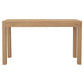 TANAKA SOLID WHITE CEDAR TIMBER CONSOLE TABLE /HALL TABLE WITH 2 HIDDEN DRAWERS 130CM - MyChocolateWood