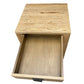 TARA SOLID OAK 1 DRAWER LAMP TABLE/SIDE TABLE NATURAL - MyChocolateWood