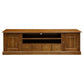 TASMANIA MAHOGANY TIMBER 2 DOORS & 4  DVD SIZE DRAWERS 200CM TV UNIT/ENTERTAINMENT UNIT IN LIGHT PECAN - MyChocolateWood