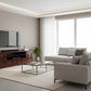 Tasmania Solid Mahogany 2 Door 4 Drawer TV / Entertainment Unit, 200cm in Mahogany - Chocolate Wood