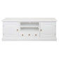 Tasmania Solid Mahogany 2 Door 3 Drawer TV / Entertainment Unit, 160cm in White - Chocolate Wood