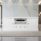 Tasmania Solid Mahogany 2 Door 3 Drawer TV / Entertainment Unit, 160cm in White - Chocolate Wood