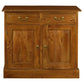 Tasmania Solid Mahogany 2 Door 2 Drawer Buffet / Sideboard in Light Pecan - Chocolate Wood