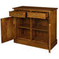 Tasmania Solid Mahogany 2 Door 2 Drawer Buffet / Sideboard in Light Pecan - Chocolate Wood
